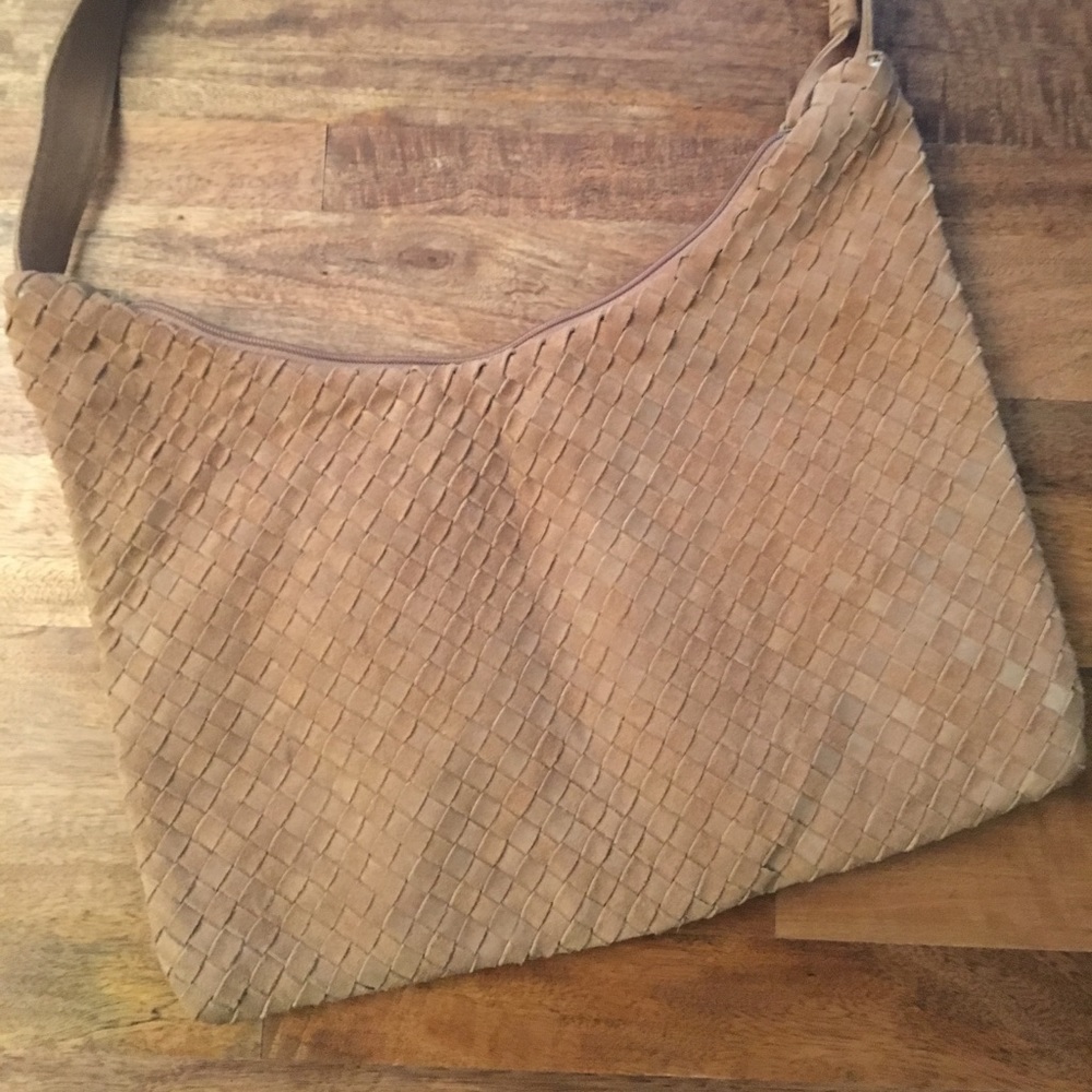 Vintage Woven Leather Bag